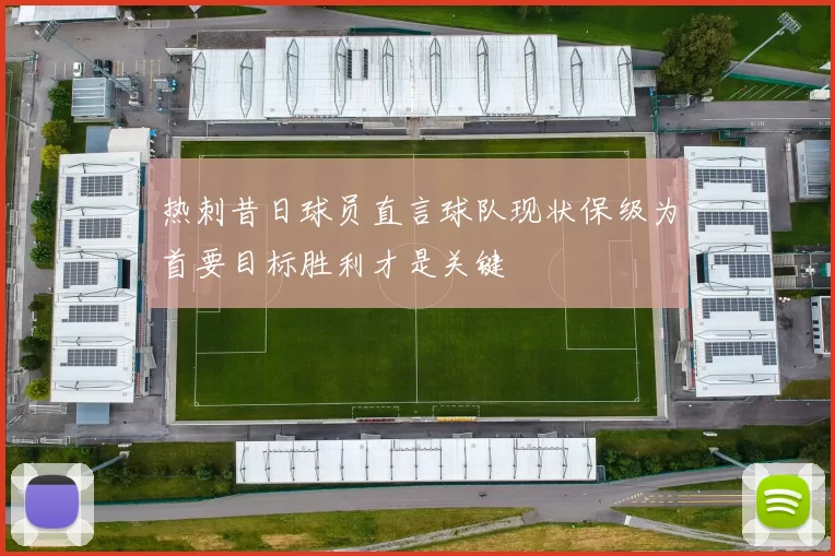 热刺昔日球员直言球队现状保级为首要目标胜利才是关键